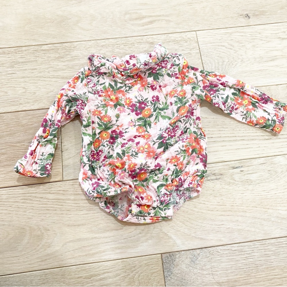 Angel Dear Floral Blouse - Pink, Orange, Green